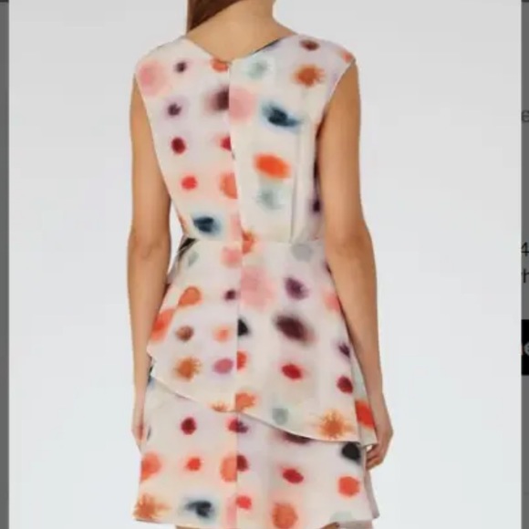 Reiss 'Lora' Blurred Dot Dress - size 4 Small - Picture 5 of 8